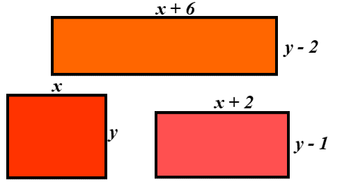 Three rectangles