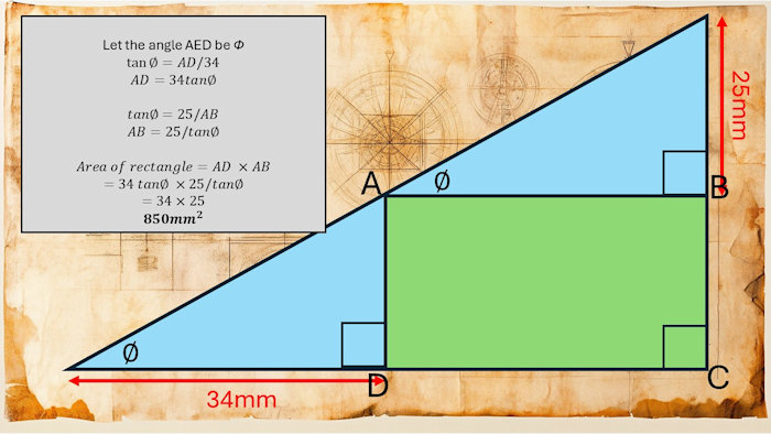Rectangle in Triangle