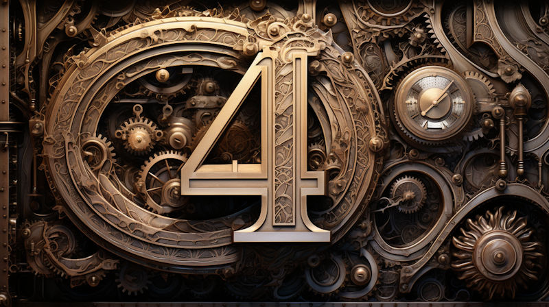 The number four