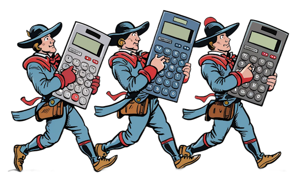 The Three Calculating Musketeers