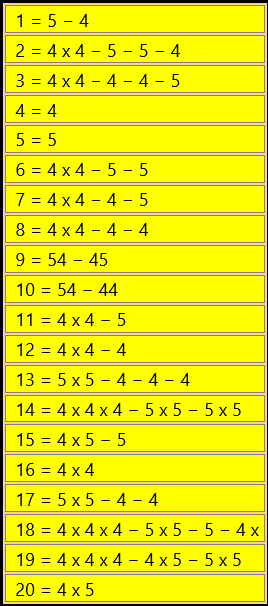 Broken Calculator Answers